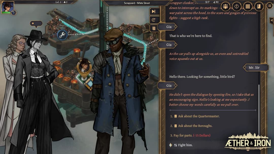 Make some fan art of an Aether & Iron character!