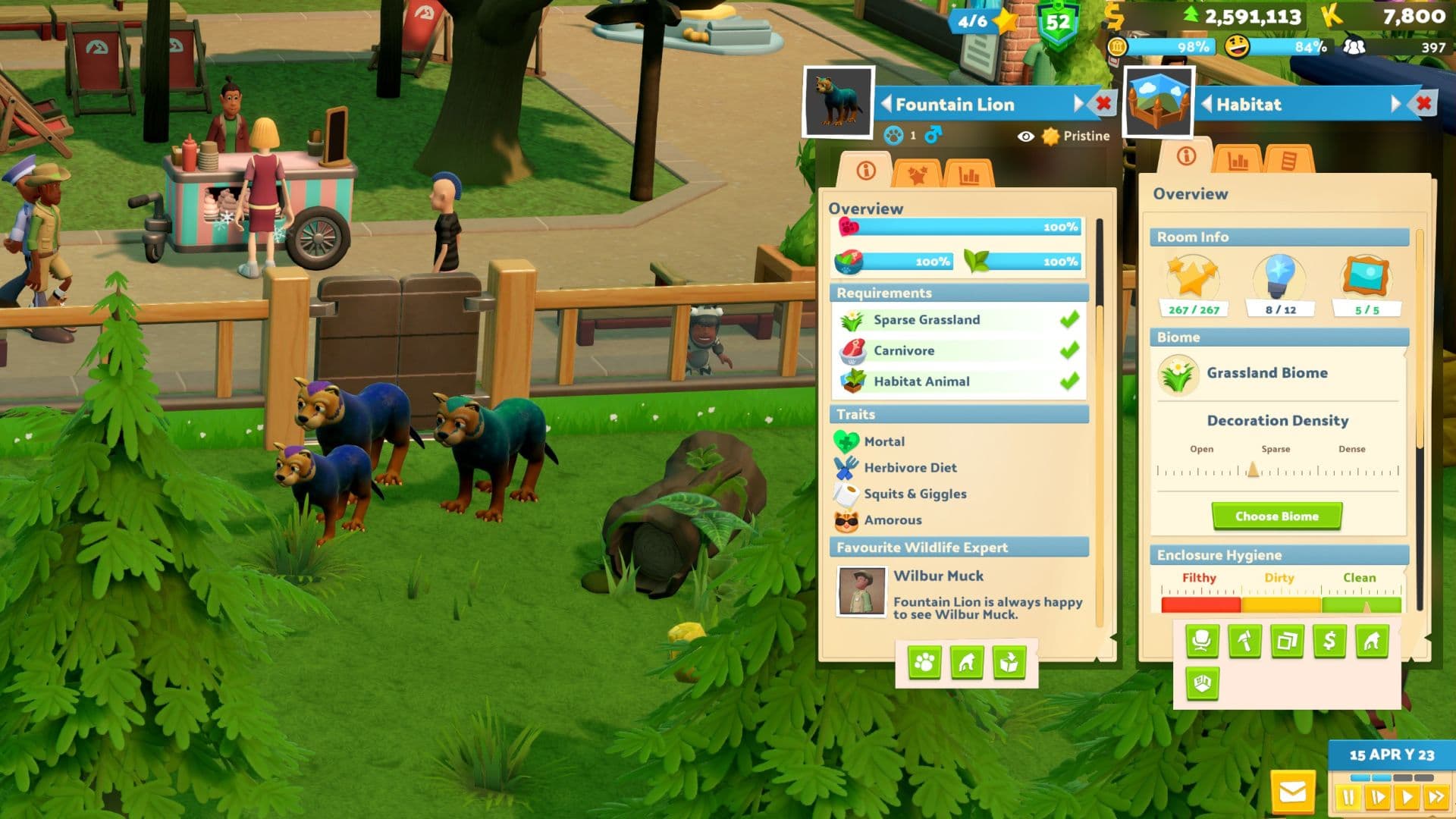 Add a Two Point Museum info panel to your pet!