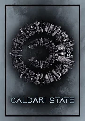 The Caldari State logo made up from its ships