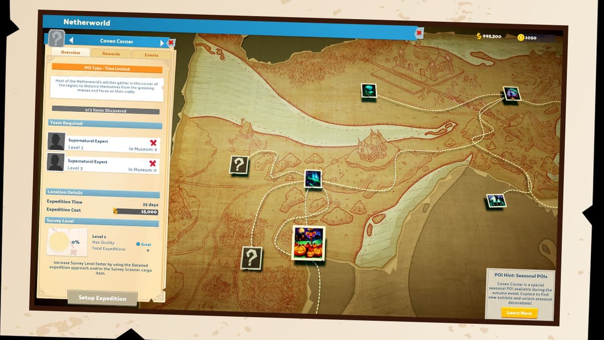 Write a micro-story about any expedition POI!